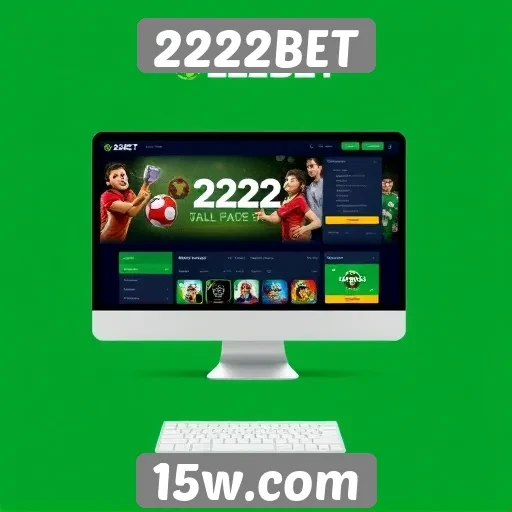 Avaliação da interface do usuário no 2222BET